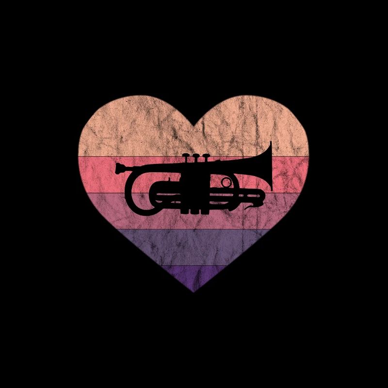 Le joueur de vent aime le cornet et le bugle