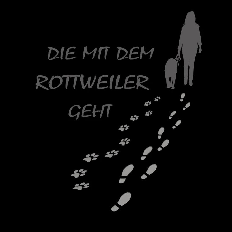 Rottweiler - Die mit dem Rottie geht - Gassi