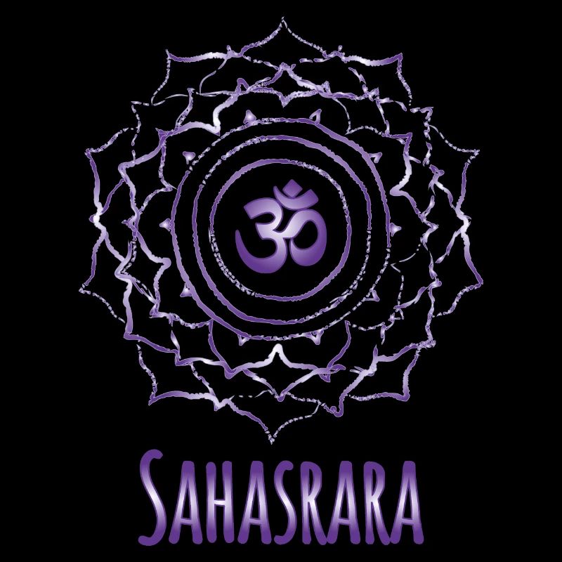 Mandala Om Sahasrara Violet Design