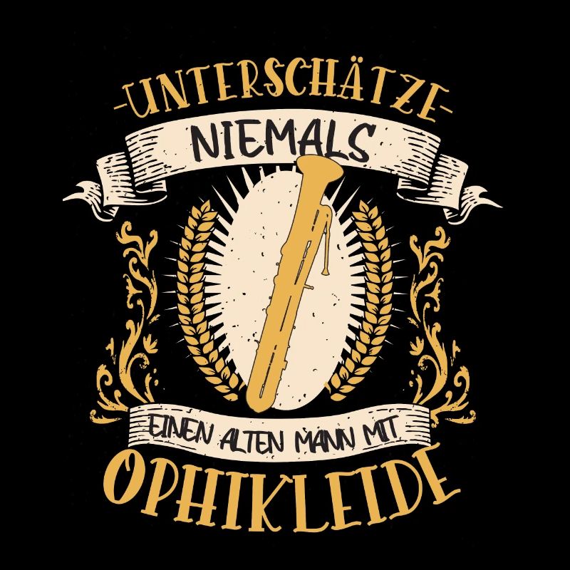 Ophikleide Musiker Instrument Musik Geschenk