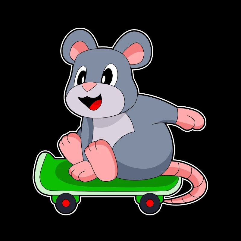 Mouse Skater Skateboard