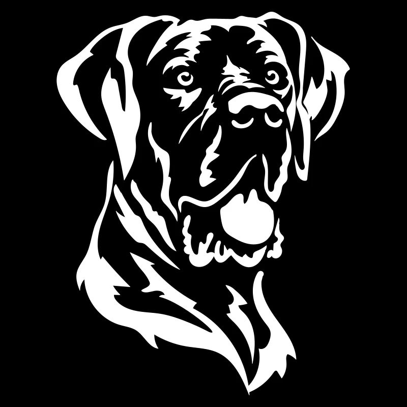 Great Dane Head "Black Edition"