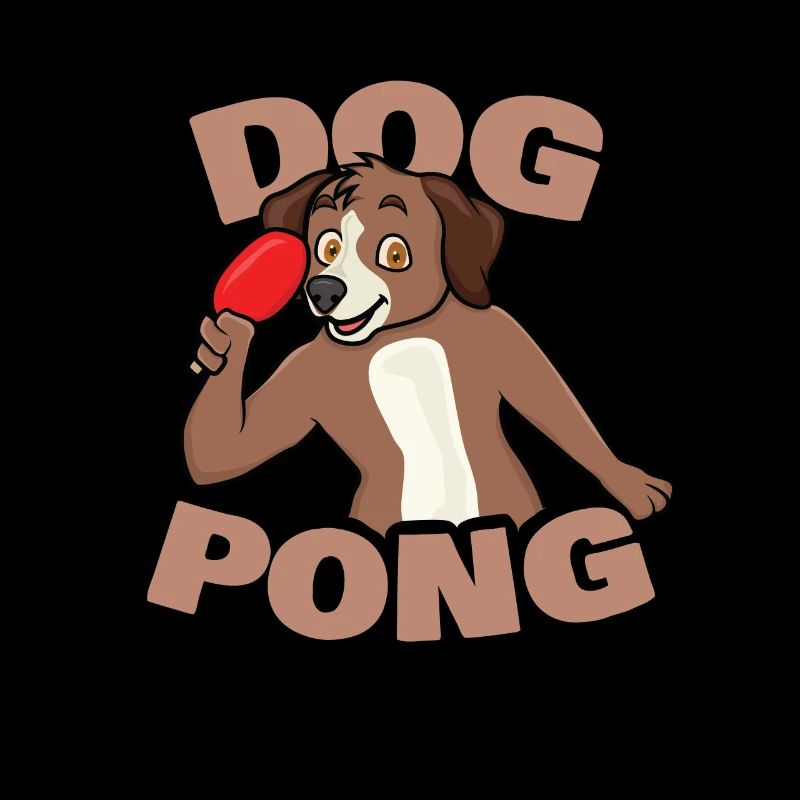 Chien de ping-pong