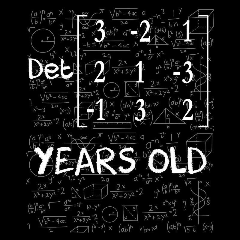 42nd birthday 42 years matrix determinant