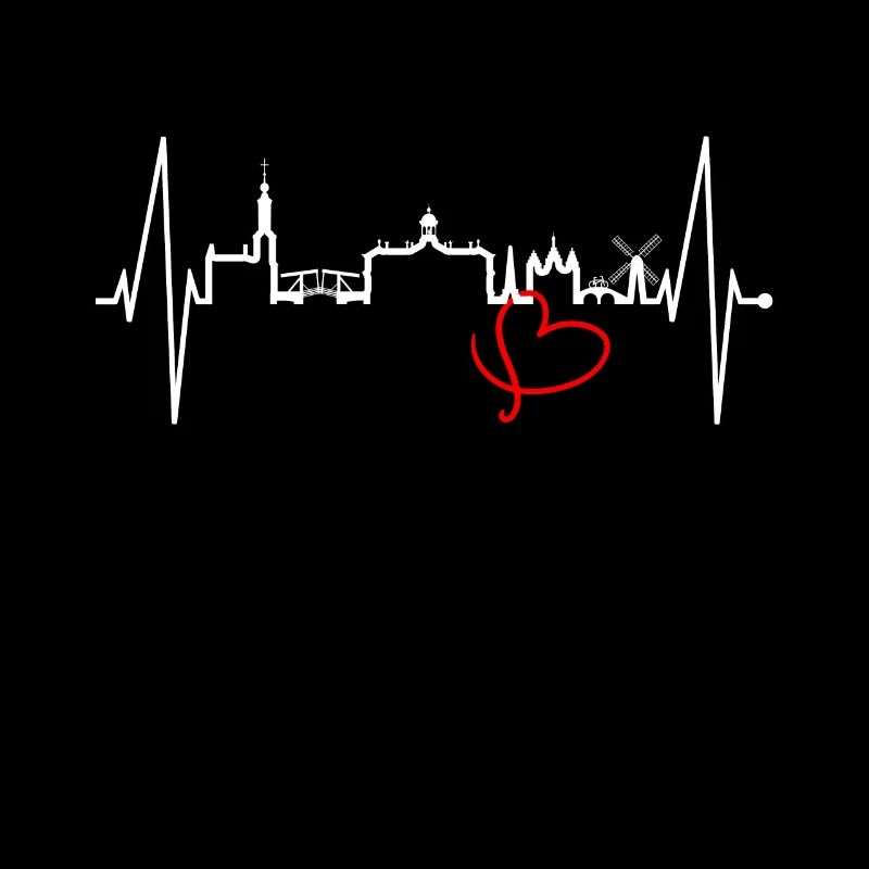 Amsterdam Skyline Netherlands Heartbeat Holland