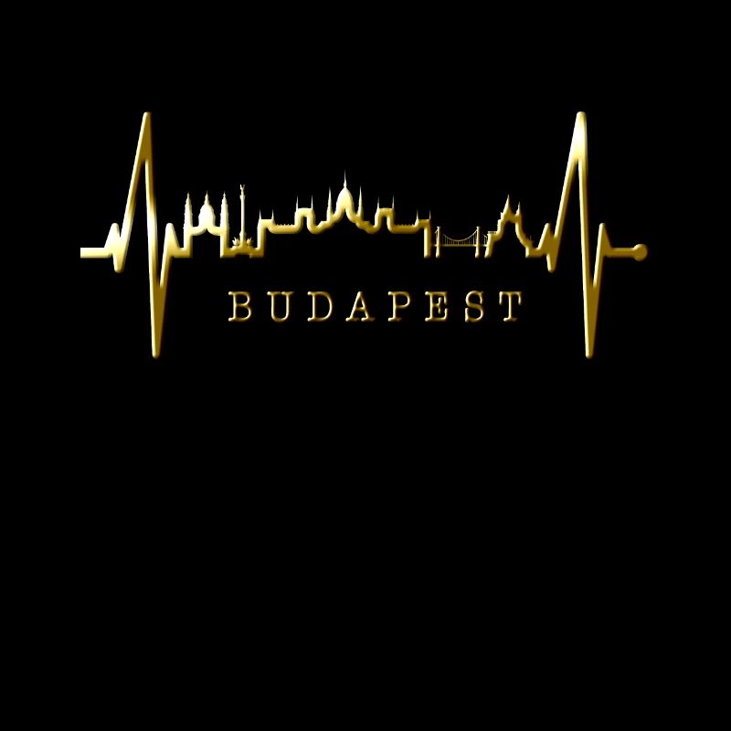 Budapest Skyline Herzschlag Ungarn Herz Budapester