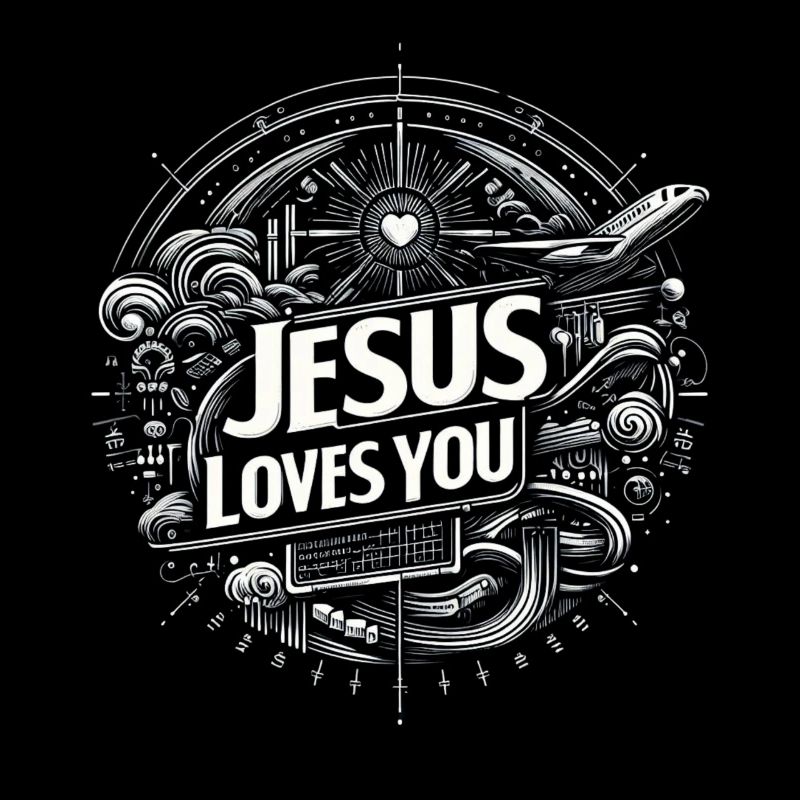 Jésus t’aime – Conception de cercles
