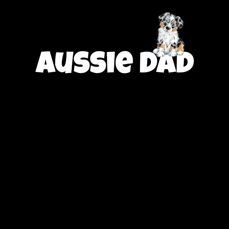 Funny Australian Shepherd Papa I Aussie Dad