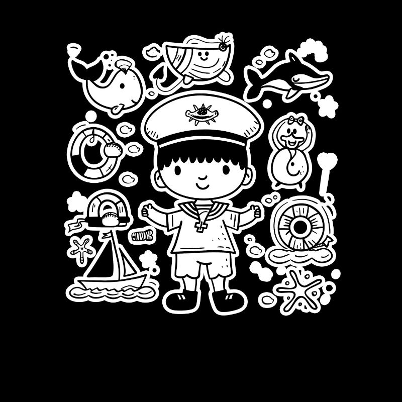 Little Sailor Comic Look