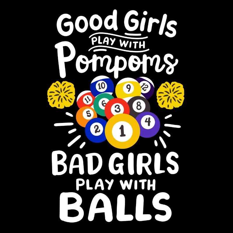 Pool Billard Spieler Mädchen