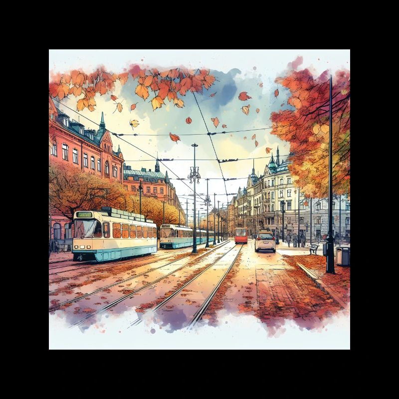 Automne Göteborg Scandinavie Suède Stad