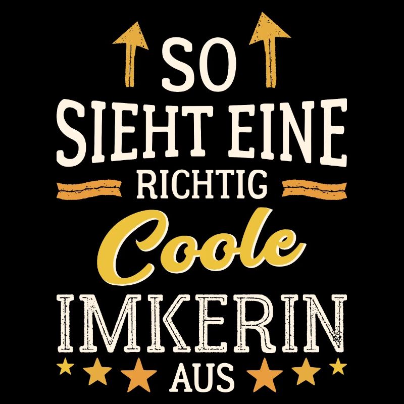 So sieht ein coole Imkerin aus Honig Bienen