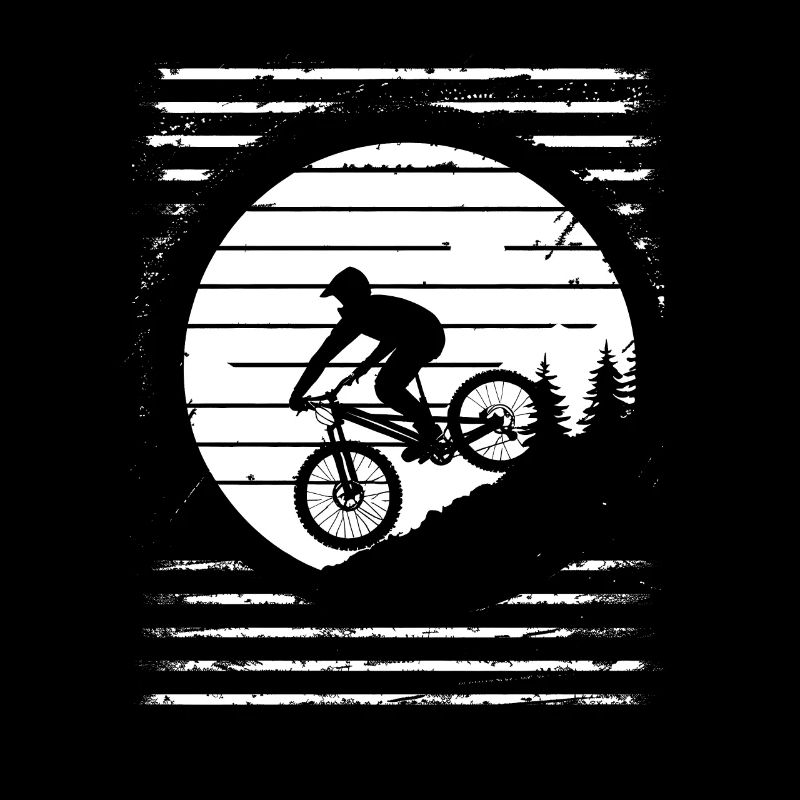 Mountain Biker Drawing