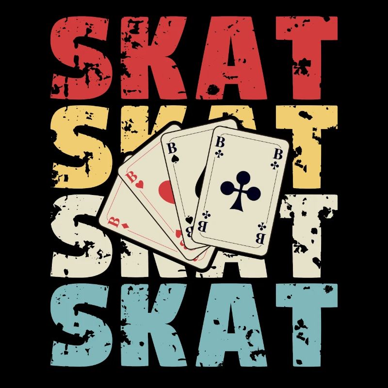 Skat Karten Retro Design