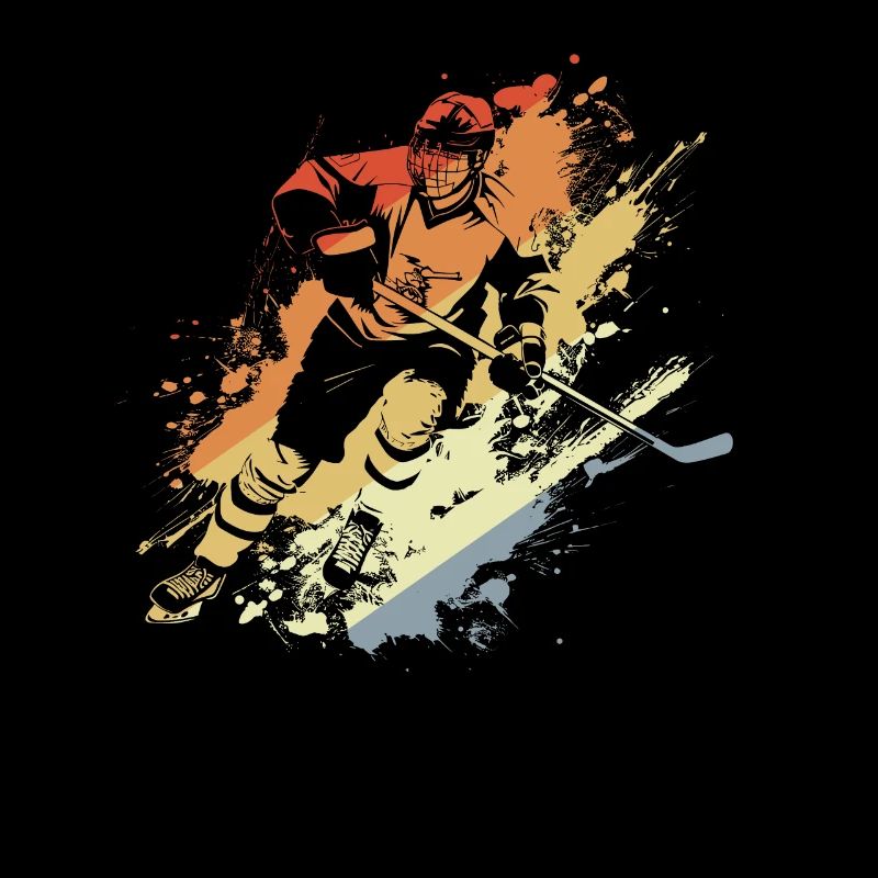 Hockey Player Vintage