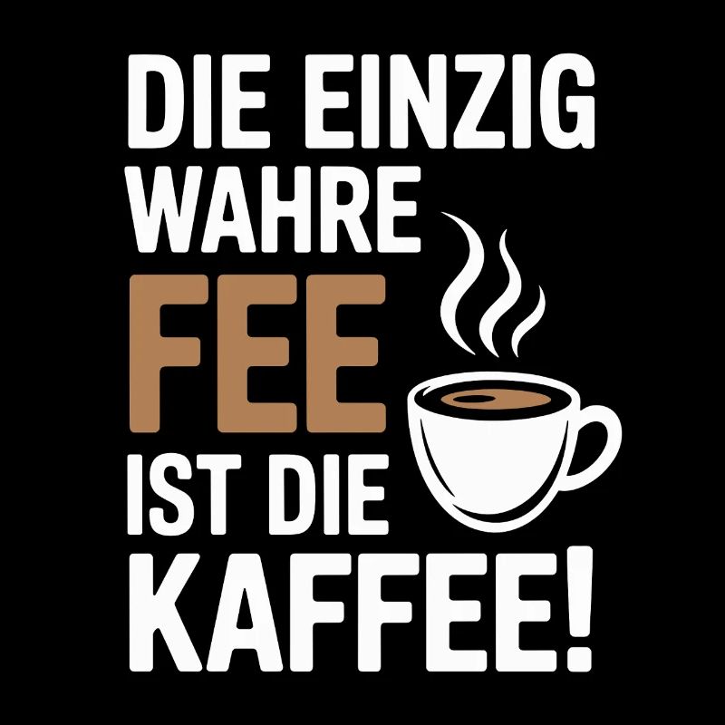 Kaffee Die Einzig Wahre Fee Ist Die Kaffee Spruch