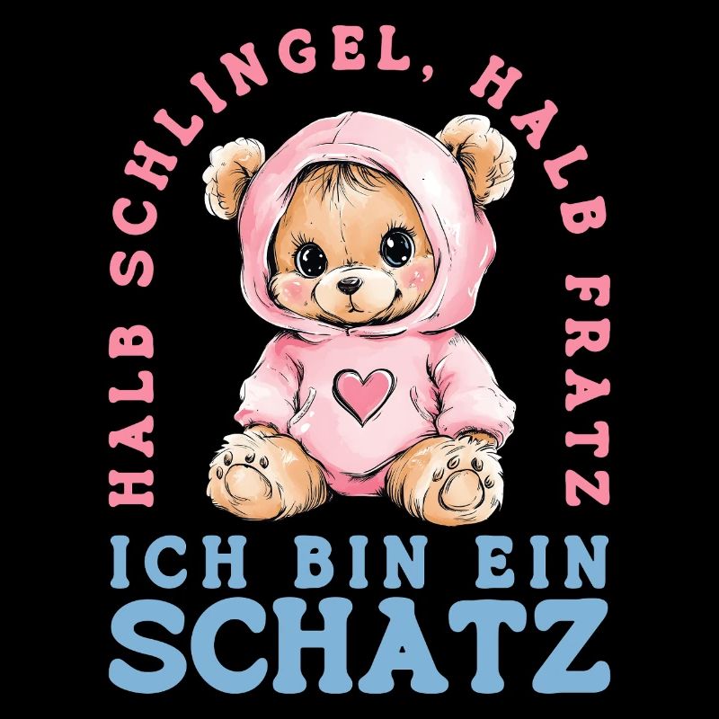 Cute Bear Half Rascal Half Grimace Sweetheart