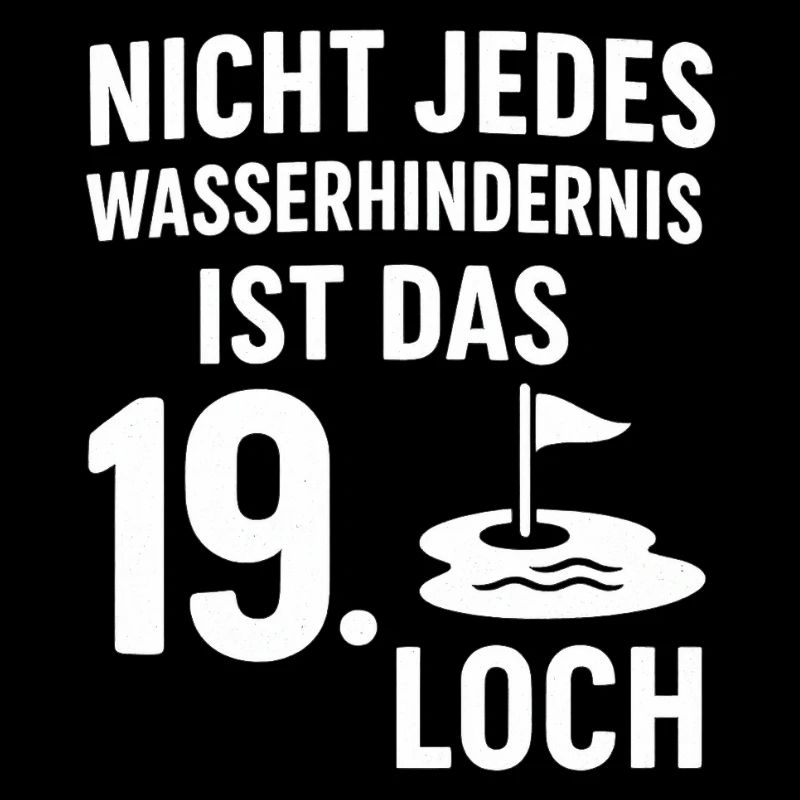 Clubhouse Calling - Golfsprüch mit Spritz