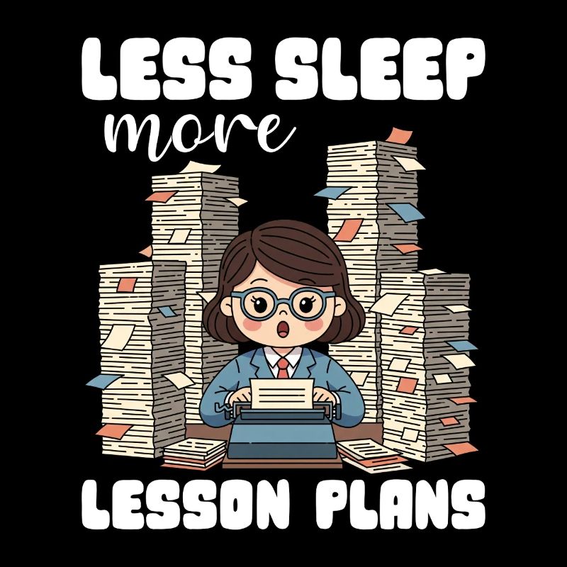 MOINS DE SOMMEIL, PLUS DE PLANS DE COURS - CADEAU POUR L’ENSEIGNANT