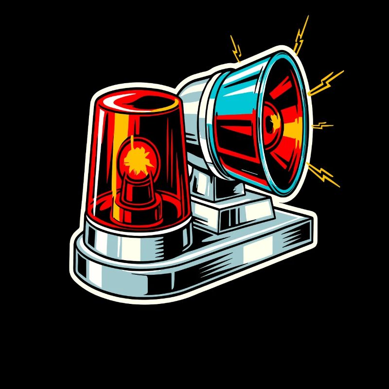 Fire Siren Warning Light