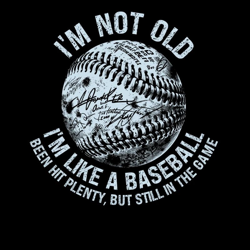 Conception de citation d’humour de baseball