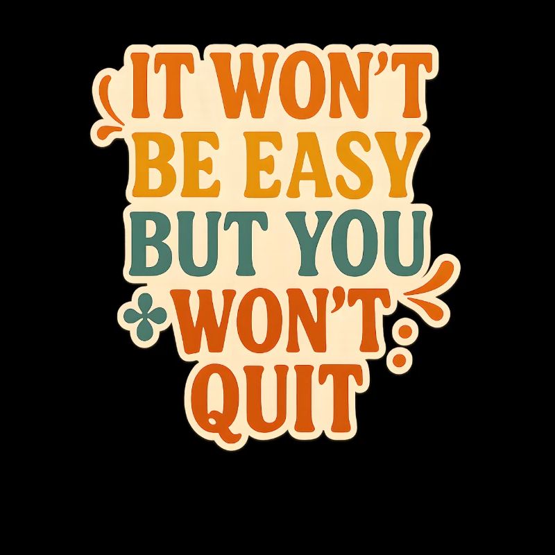 Conception typographique de motivation persistante