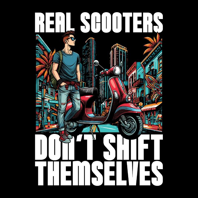 Real Scooters Don't Shift Electric Scooter Lover