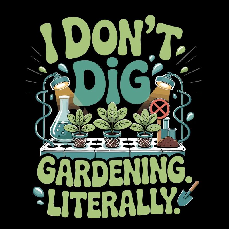 I Dont Dig Gardening Literally Hydroponics Indoor