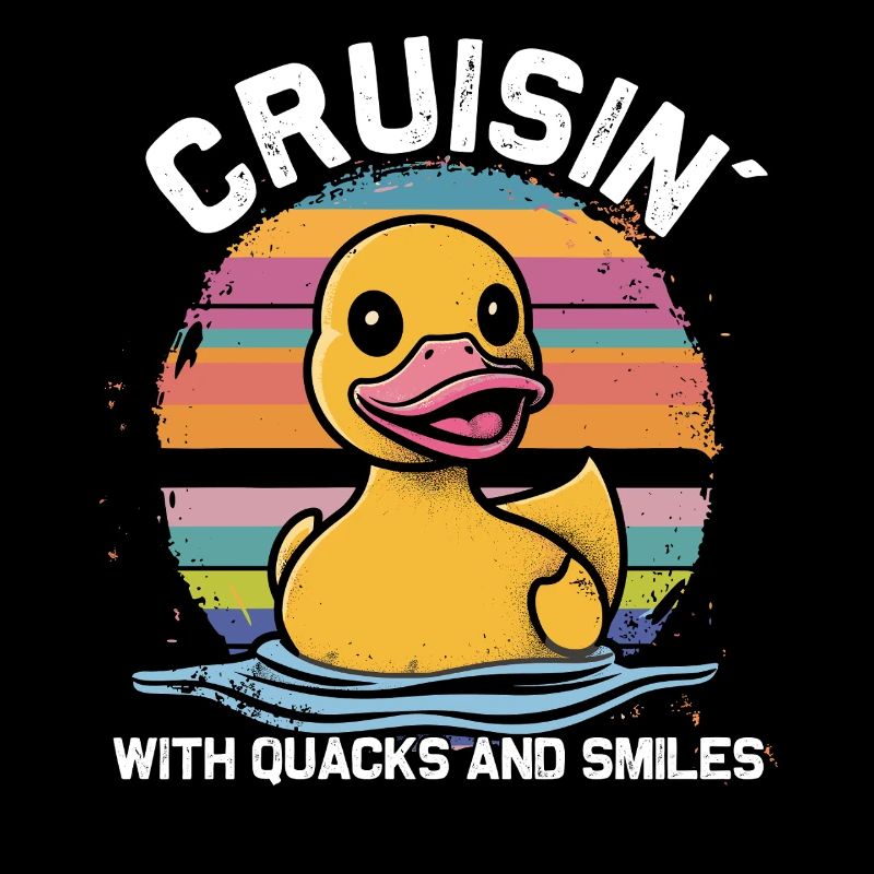 Rubber duck crew enjoys cruise