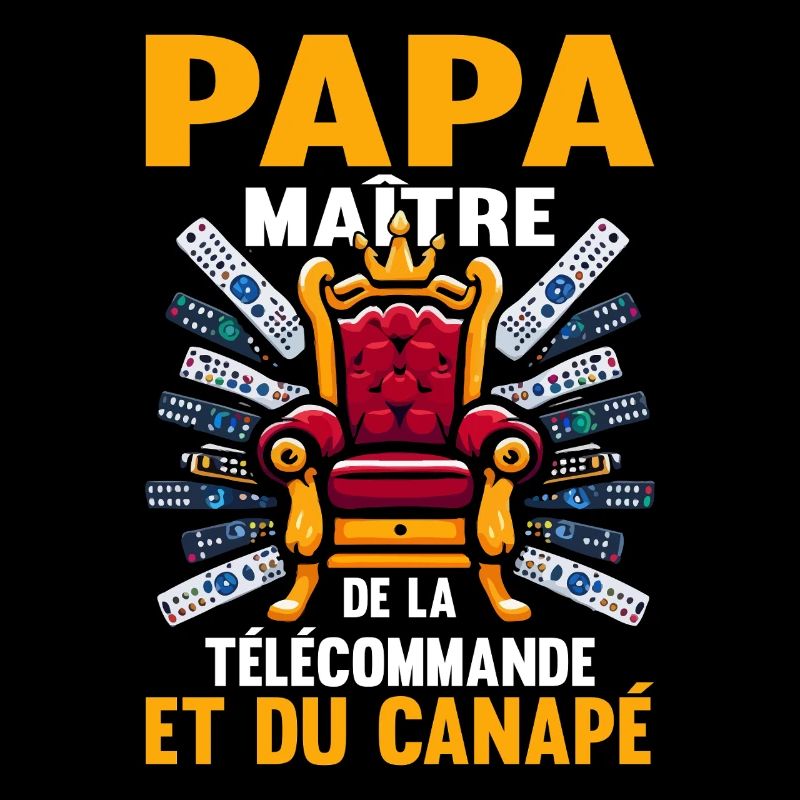 Papa Master Keyfob und Sofa Geschenk Humor