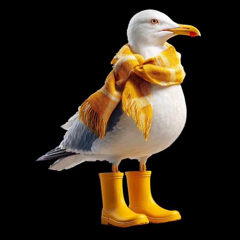 Mouette avec accessoires de pluie