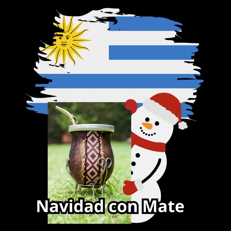 Weihnachtsfeier mit Mate und Schneemann