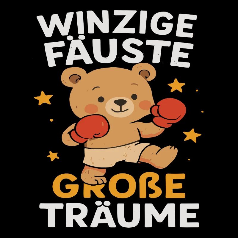 Kuschelbär im Boxring Shirt Motivation