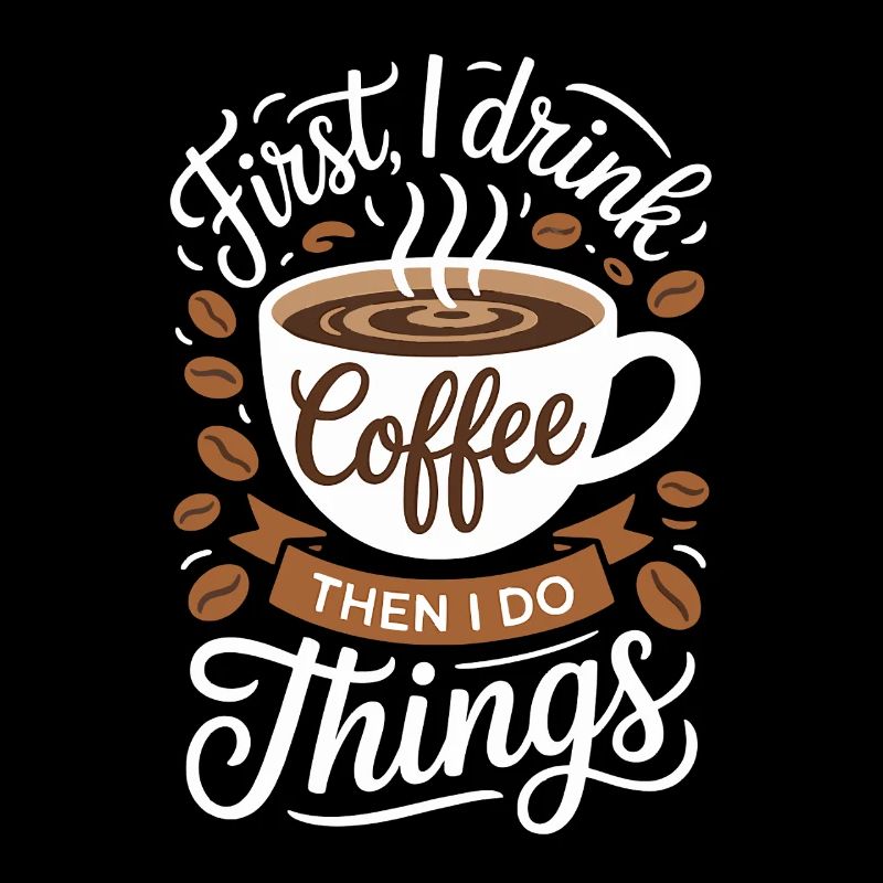 Café Humour Style de vie Dicton