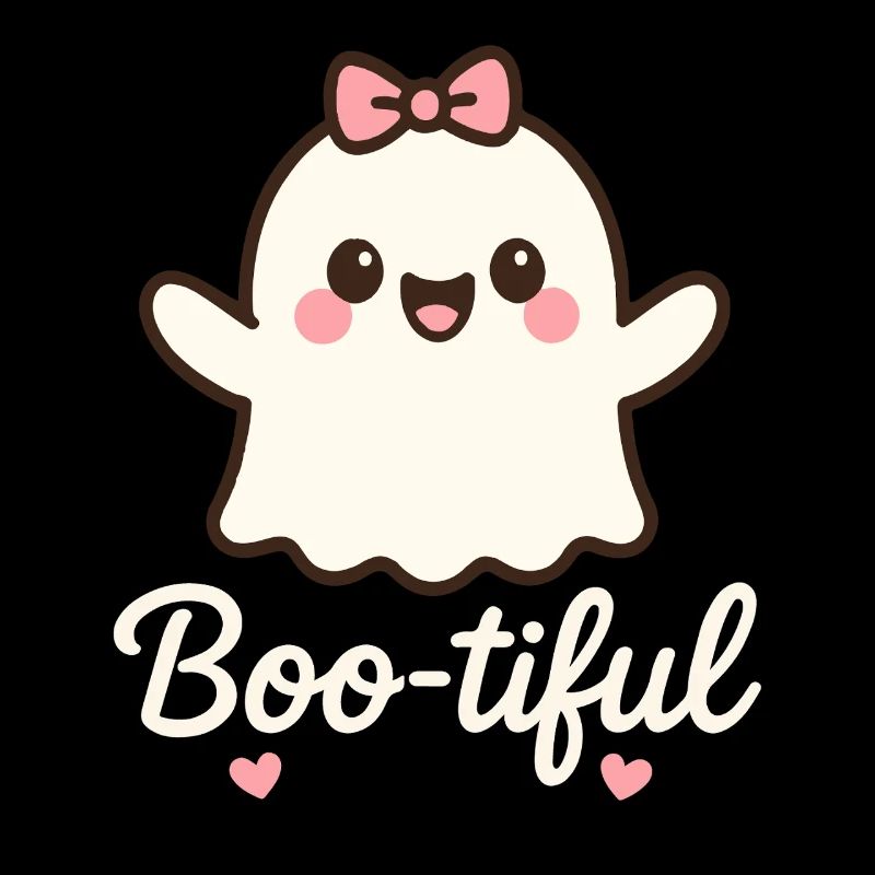 Cute Boo-Tiful Ghost Halloween Party Fun