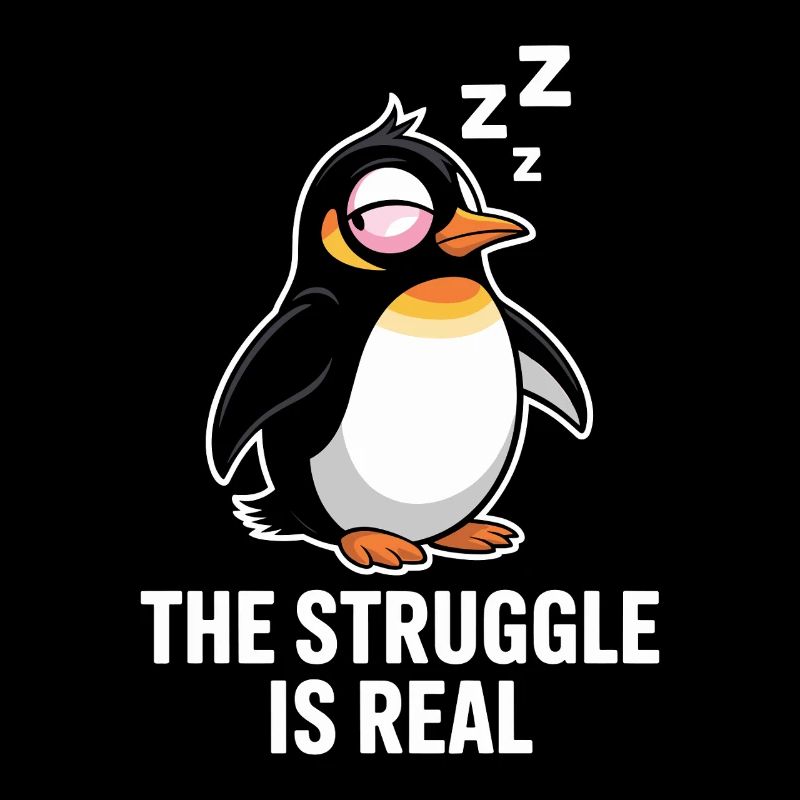 Pinguin Lustiger Spruch