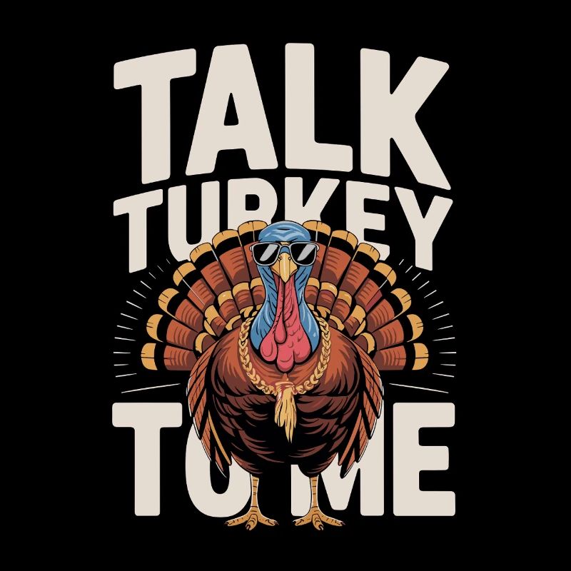 Parlez-moi de la dinde Dicton de Thanksgiving en dinde