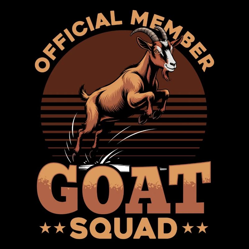 Drôle d’animal de la ferme chèvre