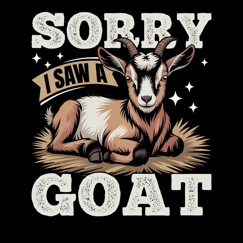 Drôle d’animal de la ferme chèvre