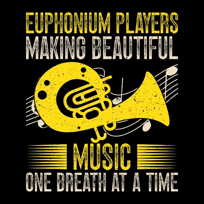 Euphonium Making Beautiful Music Baritone Marching