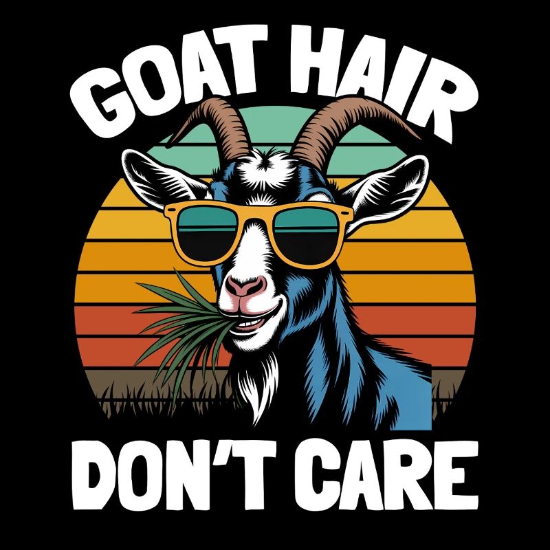 Drôle d’animal de la ferme chèvre