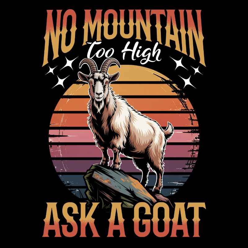 Drôle d’animal de la ferme chèvre