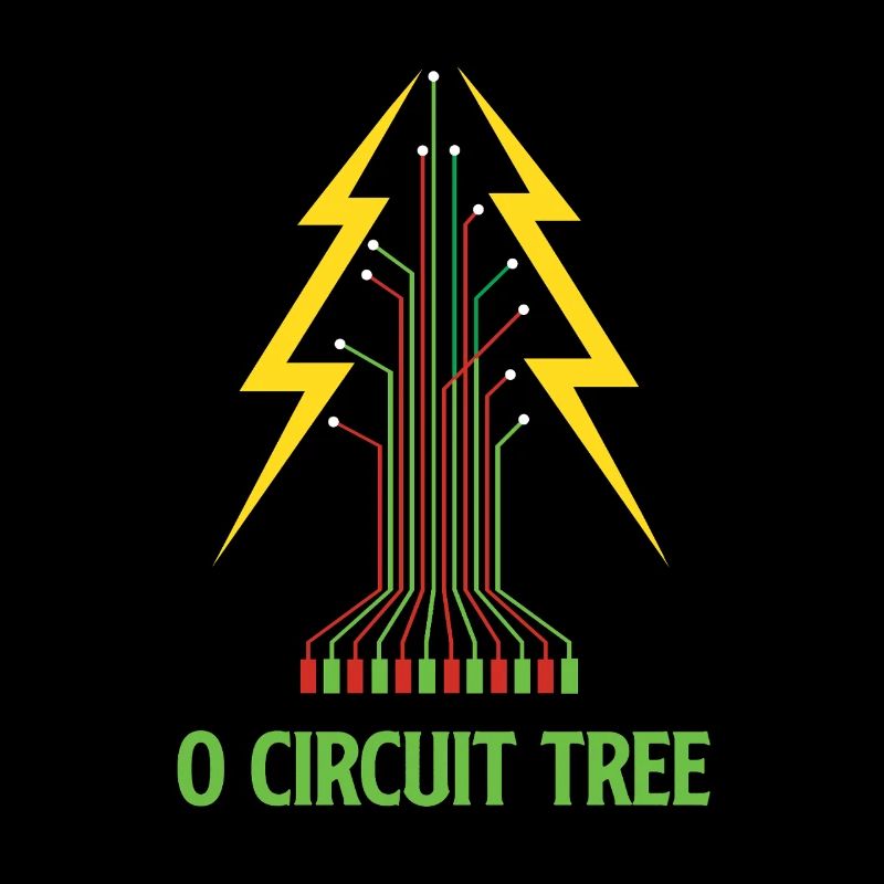 O Circuit Tree Christmas Electrical Engineer