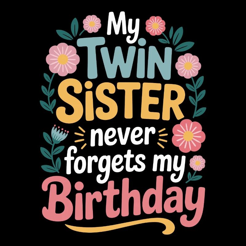 Zwillinge Zwillingsschwester Geburtstag