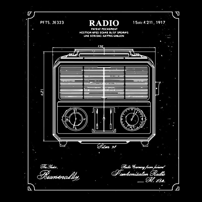 Plan de radio vintage