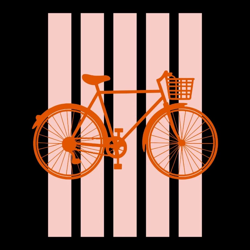 Vélo cycliste Vélo de ville avec panier