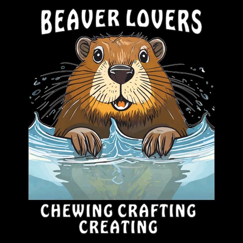 BEAVER LOVERS CHEWING CRAFTING CREATING