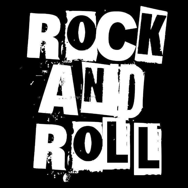Typographie rock and roll grunge