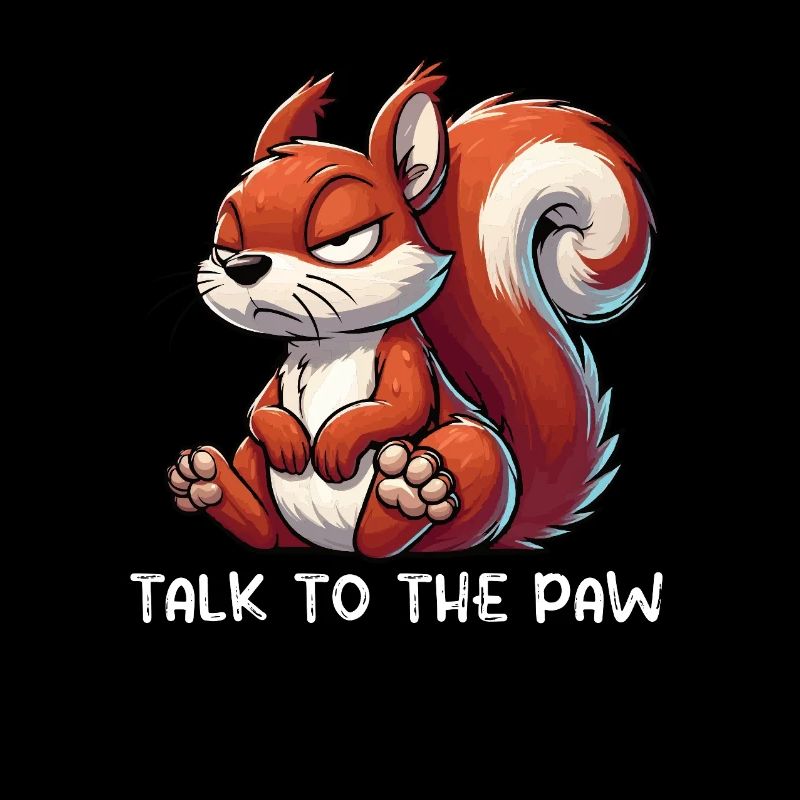 Talk to the Paw Eichhörnchen Eichhorn Nagetier