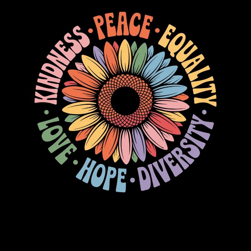 Kindness Peace Equality Love Hope Diversity